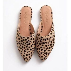 Madewell Remi Mule in Spotted Sand Dunes